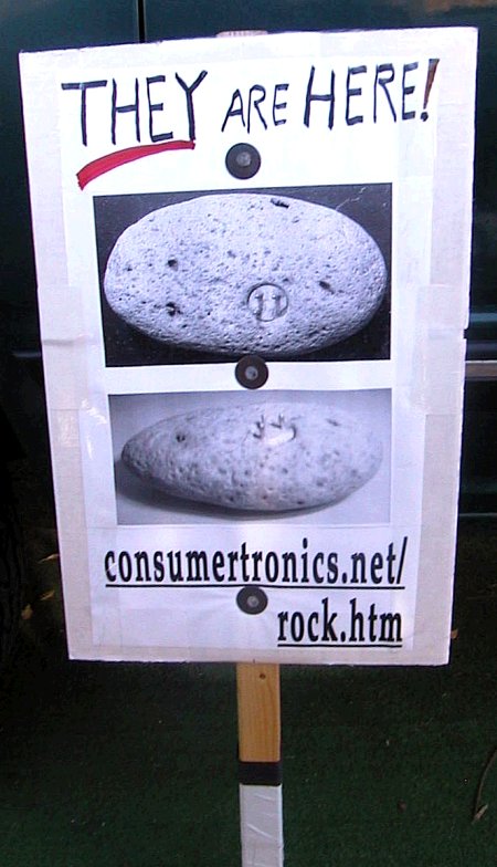 Consumertronics rules! (Mystery Rock - Alien or UFO origin? Advanced Ancient Civilization? Modern Man-Made?)